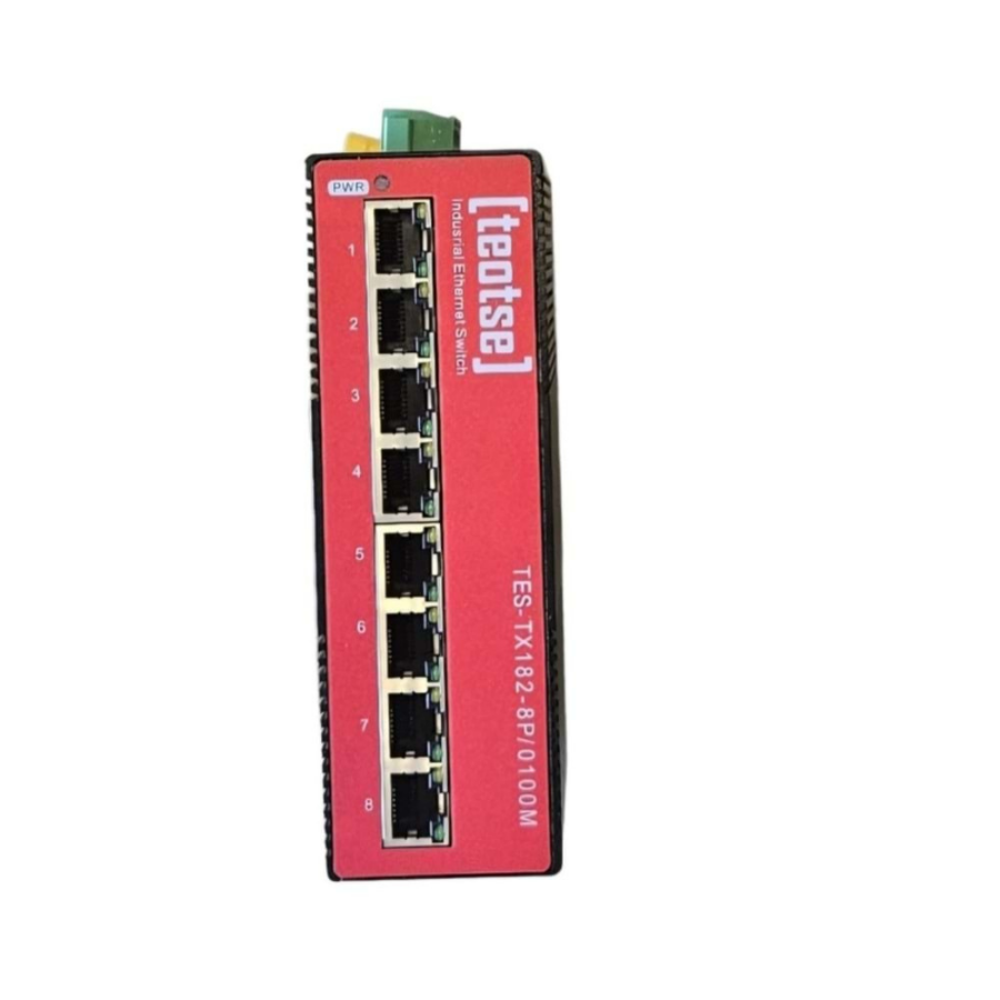 Teotse 75601008 TES-TX182-8P/0100M 8 Port 100 Mb Ethernet Switch