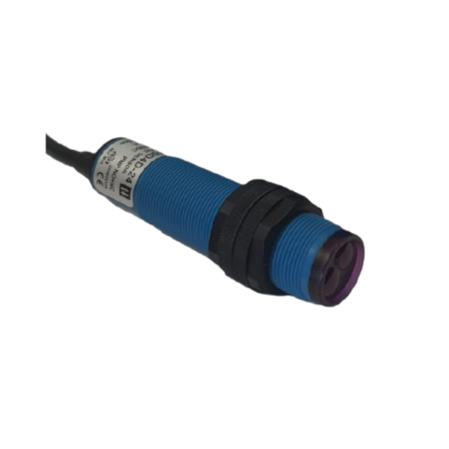 Teotse 90105001 TFS-181-05D4D-24 M18 Silindirik Gövde 50Cm Kablolu Cisimden Yansımalı Sensör