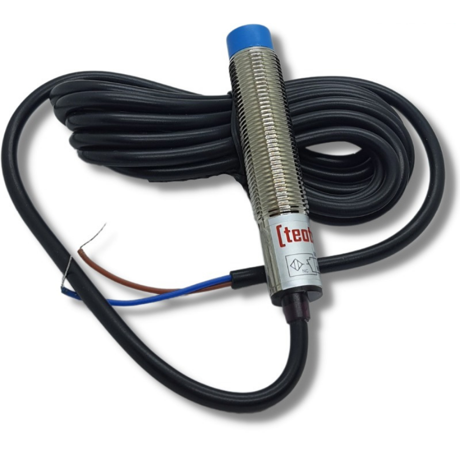 Teotse 90102003 TIS1204-O22-22 M12 Çıkık Kafa 4MM NO 12-220V AC/DC Kablolu Endüktif Sensör