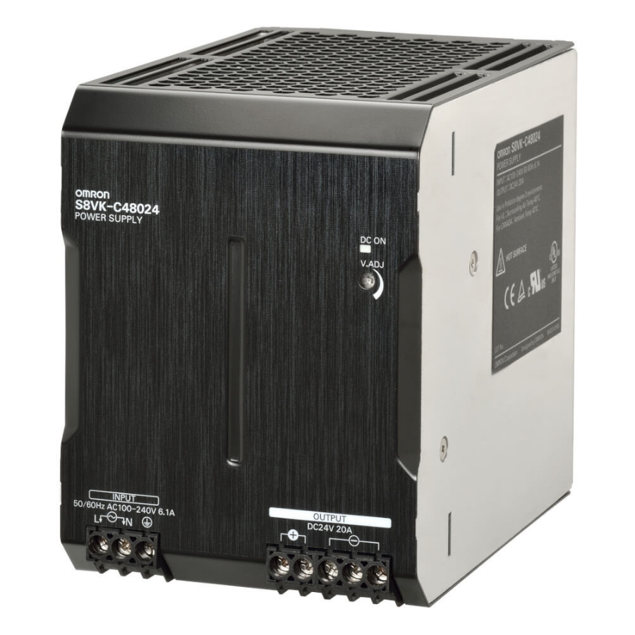 Omron S8VK-C48024 24VDC 20A 480W Güç Kaynağı