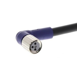 Omron XS3F-LM8PVC3A2M M8 3 Pin Açılı Sensör Kablosu 2M