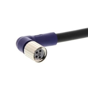 Omron XS3F-LM8PVC4A5M M8 4 Pin Açılı PVC 5M Sensör Kablosu