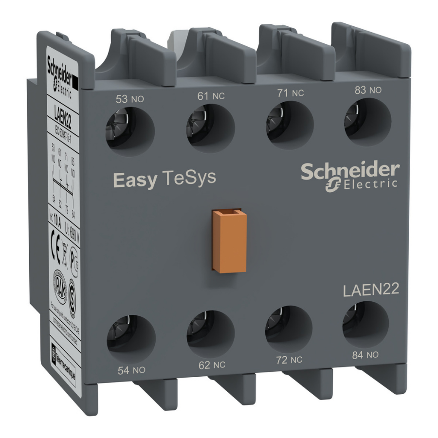 Schneider LAEN22 Easy 2 NA 2 NK Yardımcı Kontak Bloğu