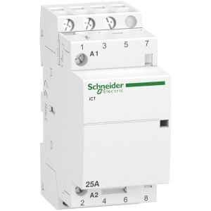 Schneider A9C20833 iCT Sessiz Kontaktör 25A 3NO 220-240 VAC
