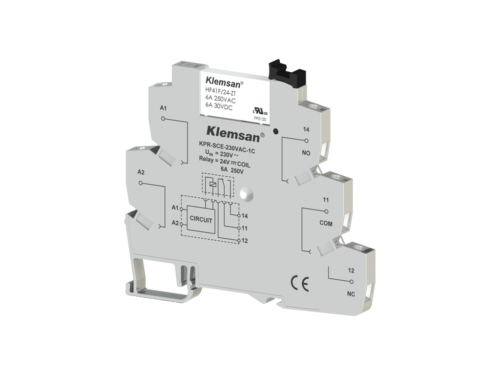 KPR-SCE-230VAC/DC-1C 1CO 220V AC/DC Slim Röle