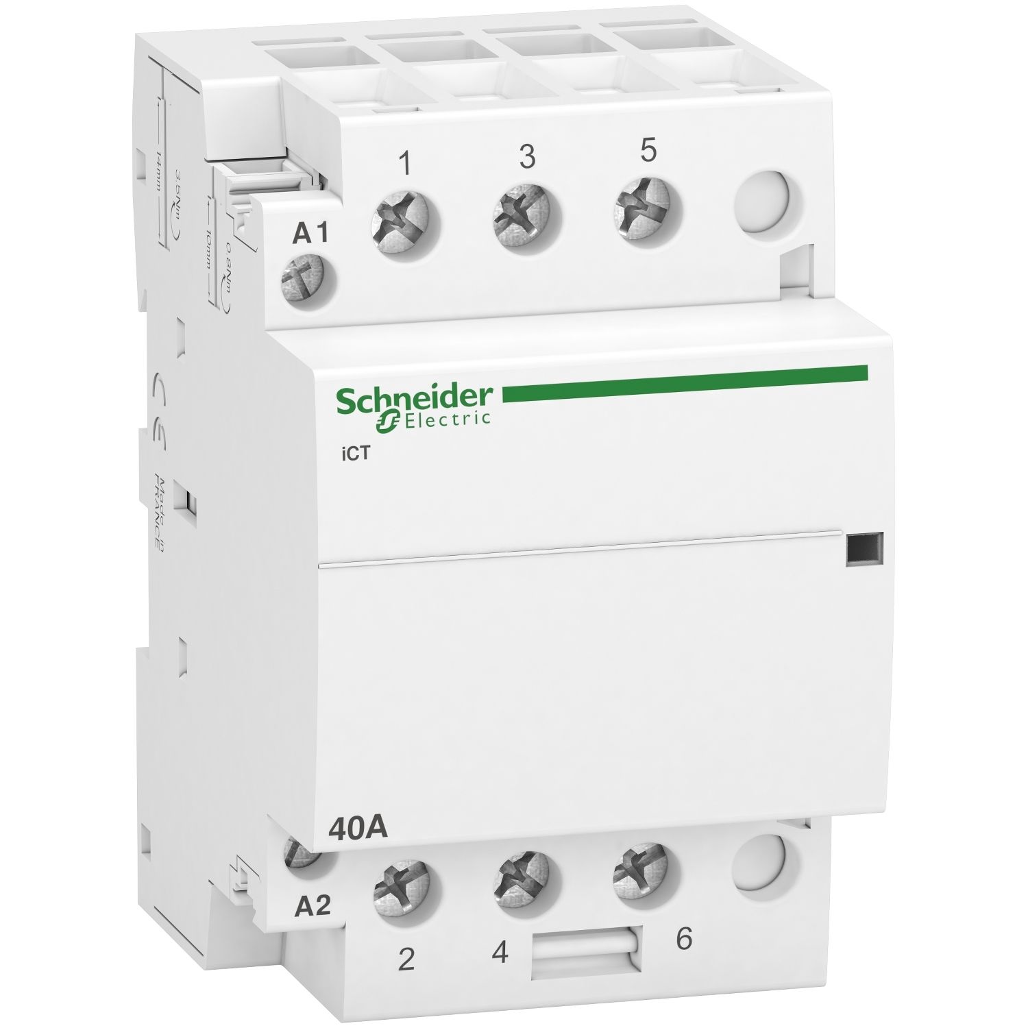 Schneider A9C20843 iCT Sessiz Kontaktör 40A 3NO 220-240 VAC