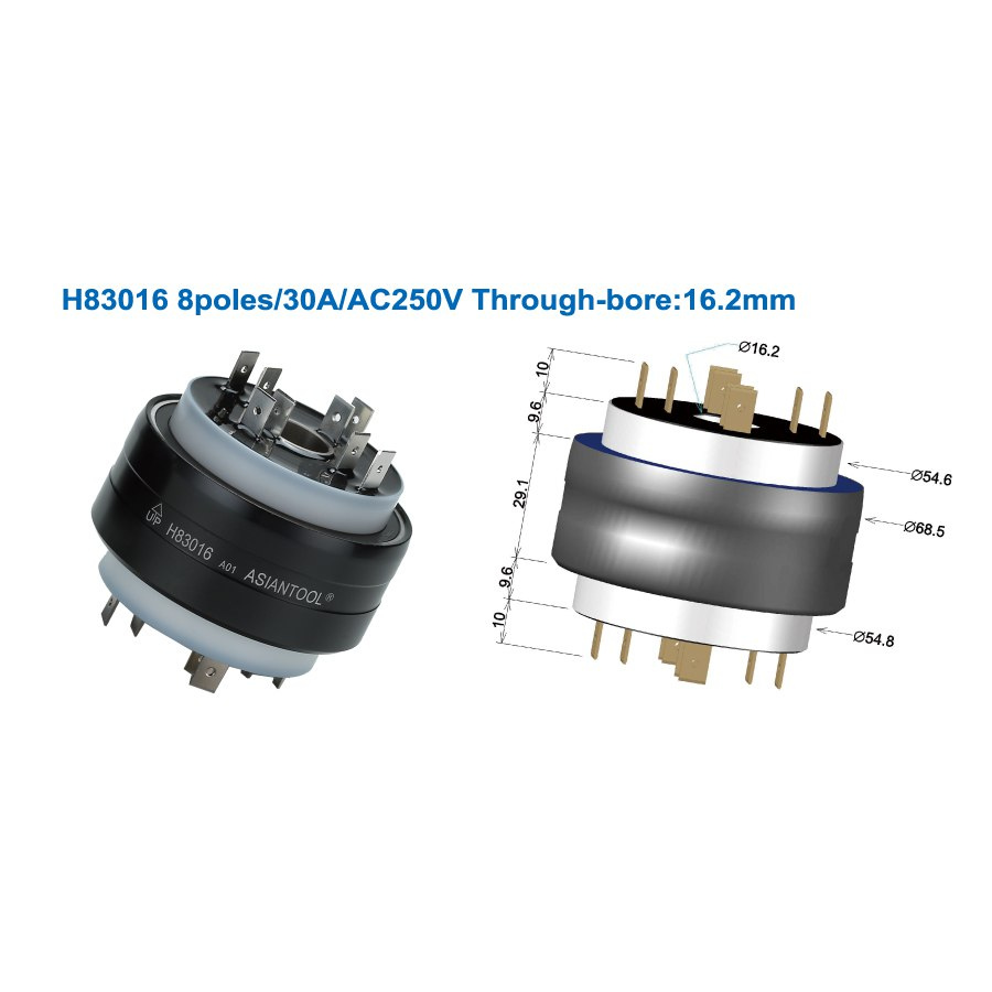 Asiantool H83016 Döner Elektrik Cıvalı Konnektör
