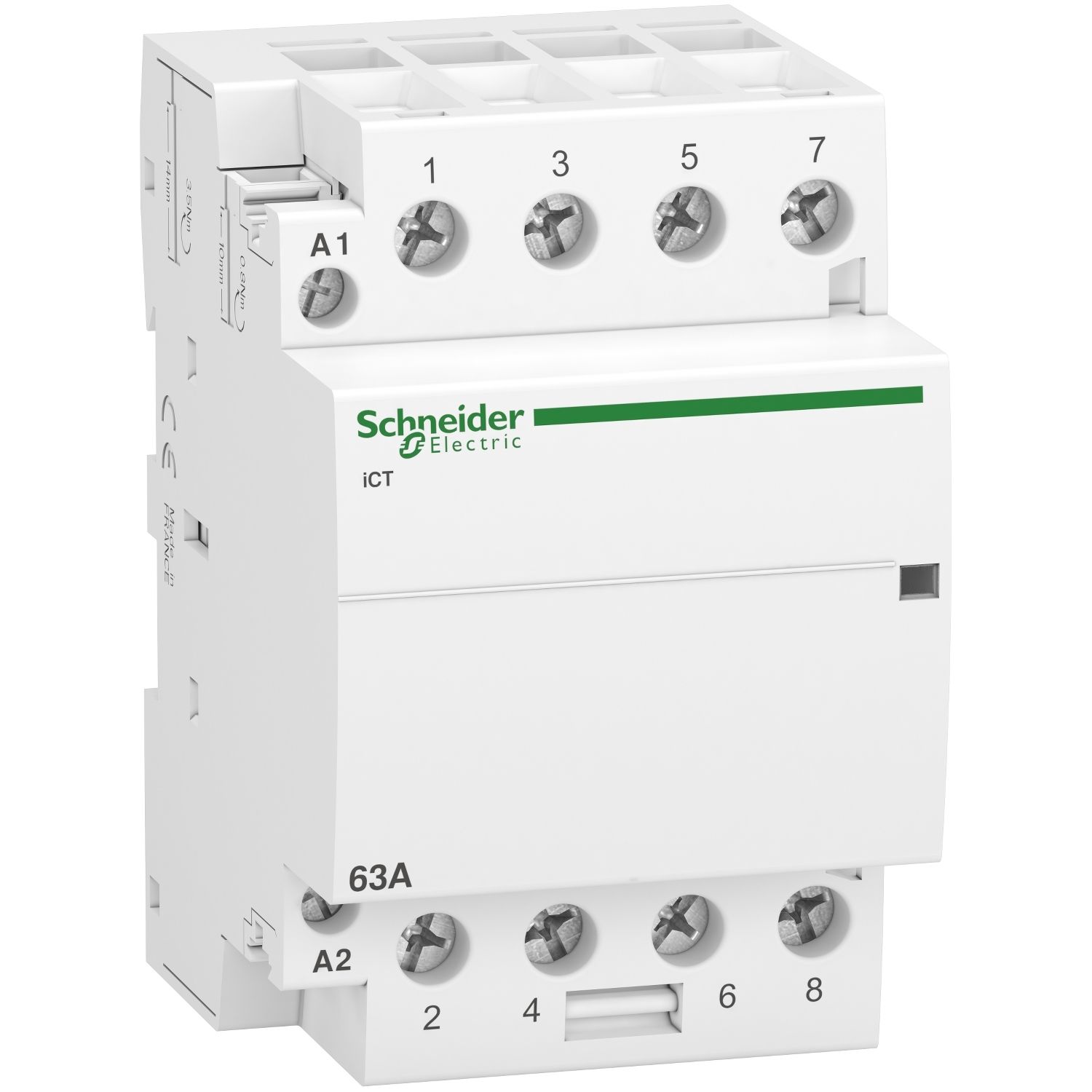 Schneider A9C20864 iCT Sessiz Kontaktör 63A 4NO 220-240 VAC